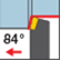 Ext. Tangential 84° Approach